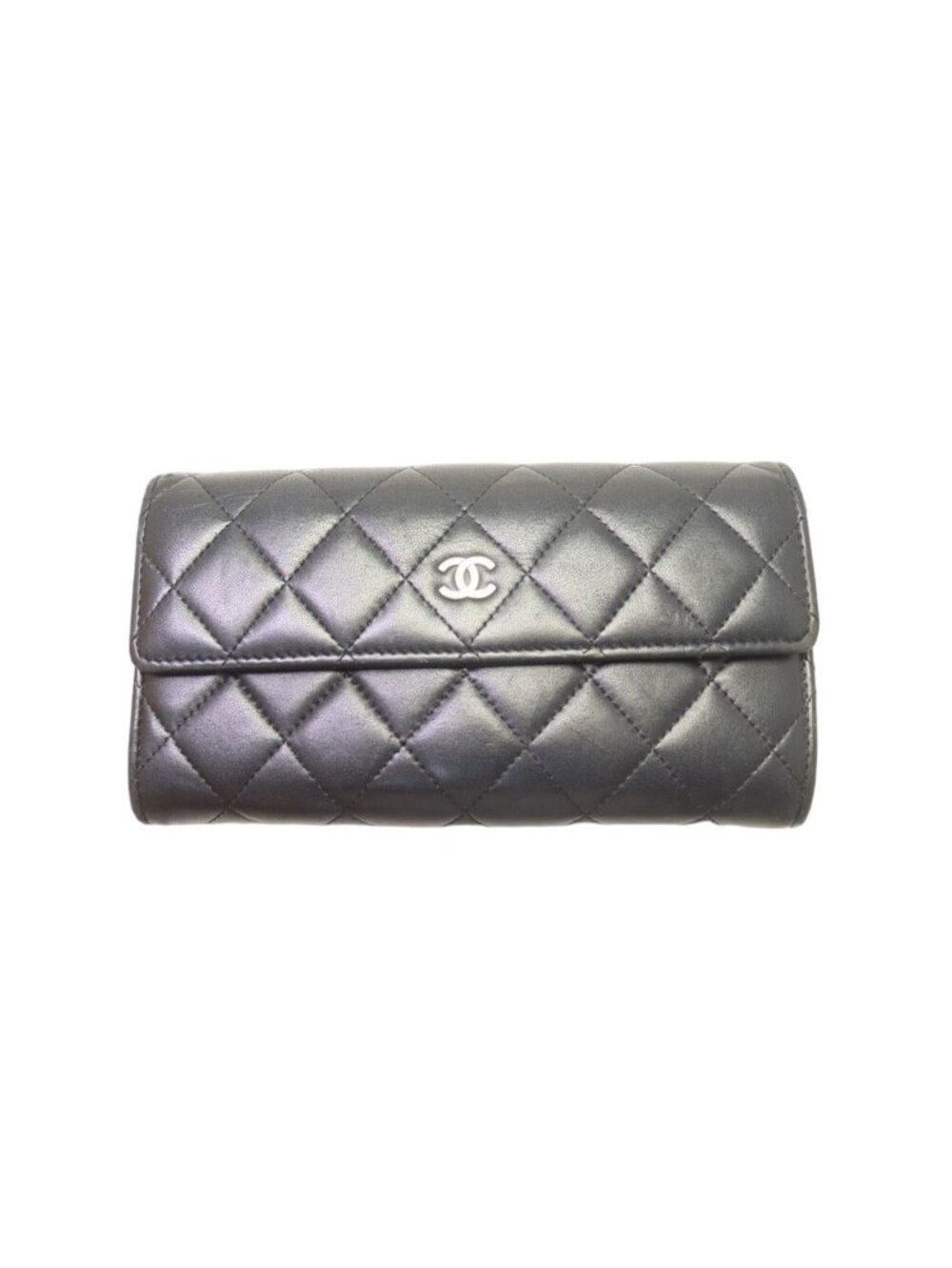Chanel Quilted Lambskin Bifold Wallet